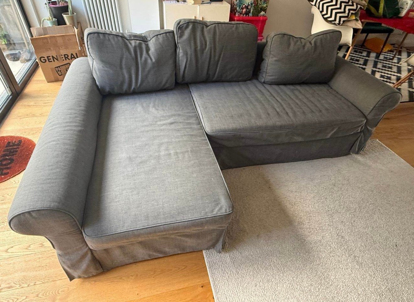 IKEA Ektorp Corner Sofa Bed