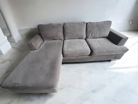 DFS Freya Grey Corner Sofa