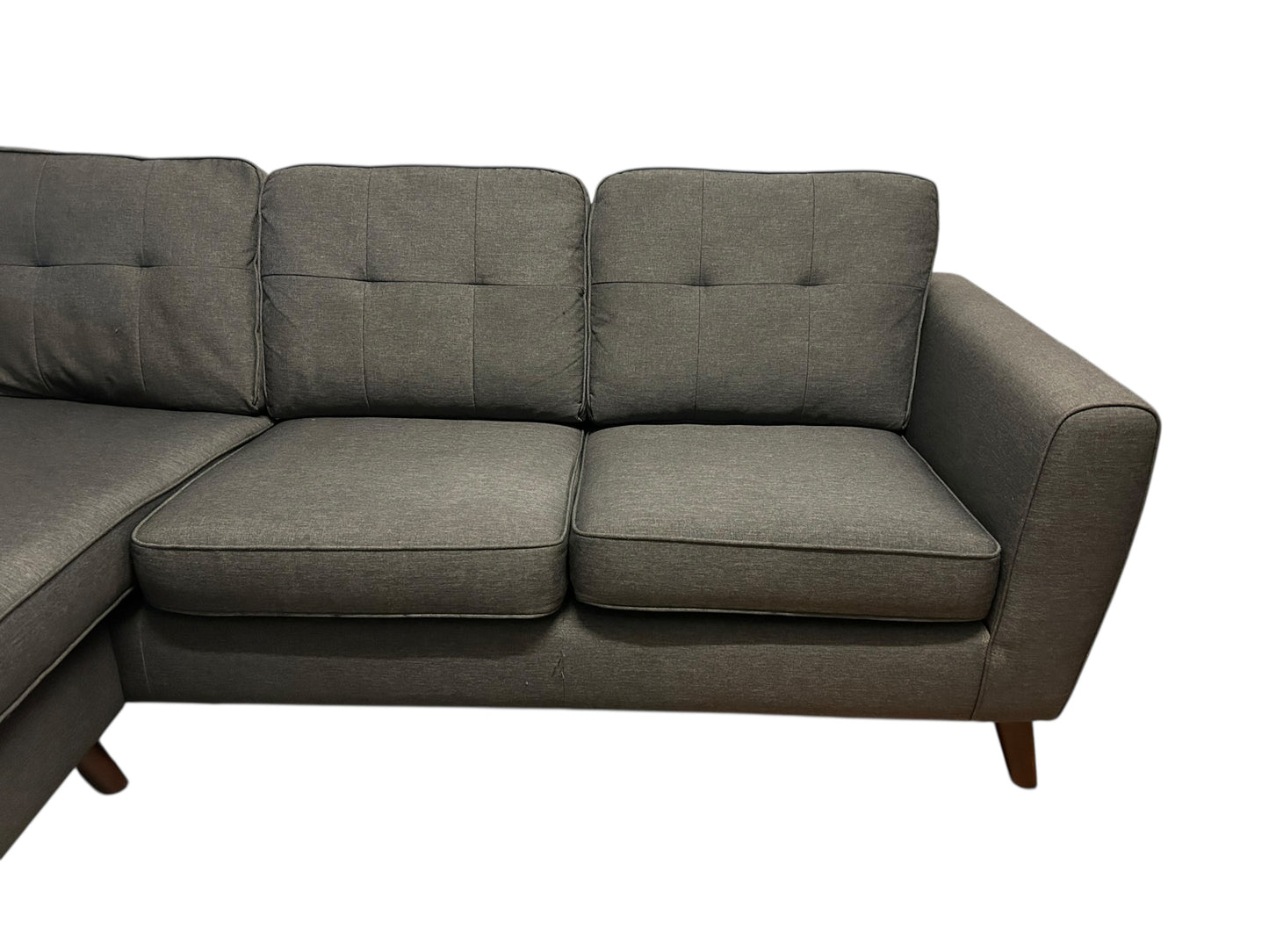 Grey Modern Corner Sofa