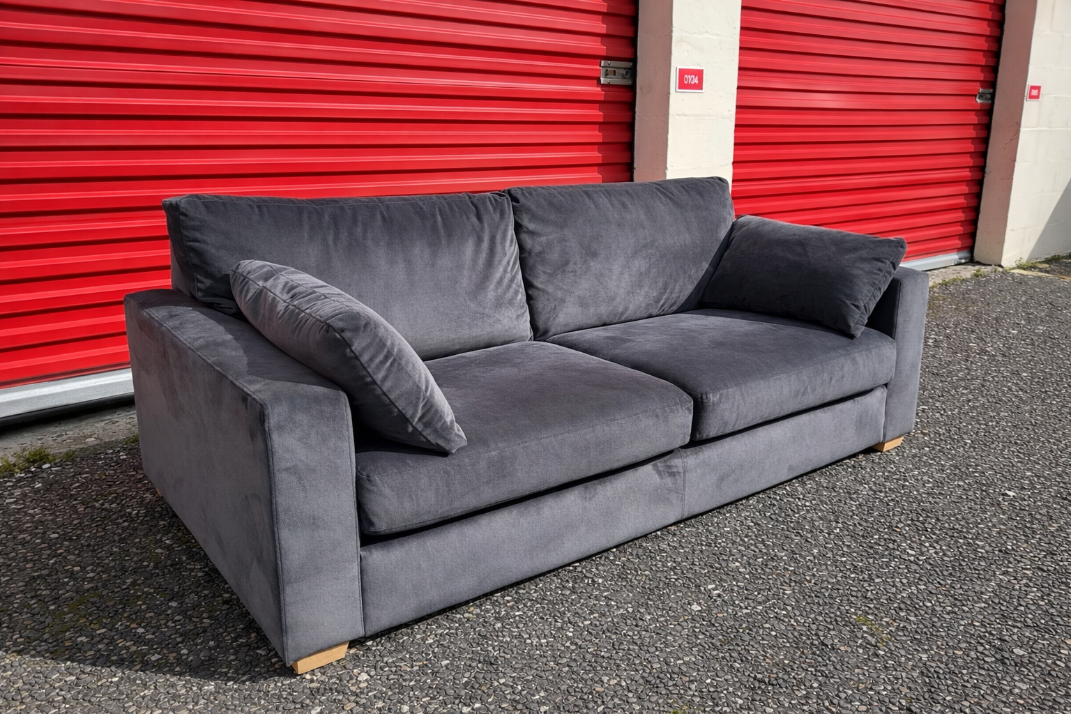 Marks & Spencer’s Velvet 3 Seater Sofa