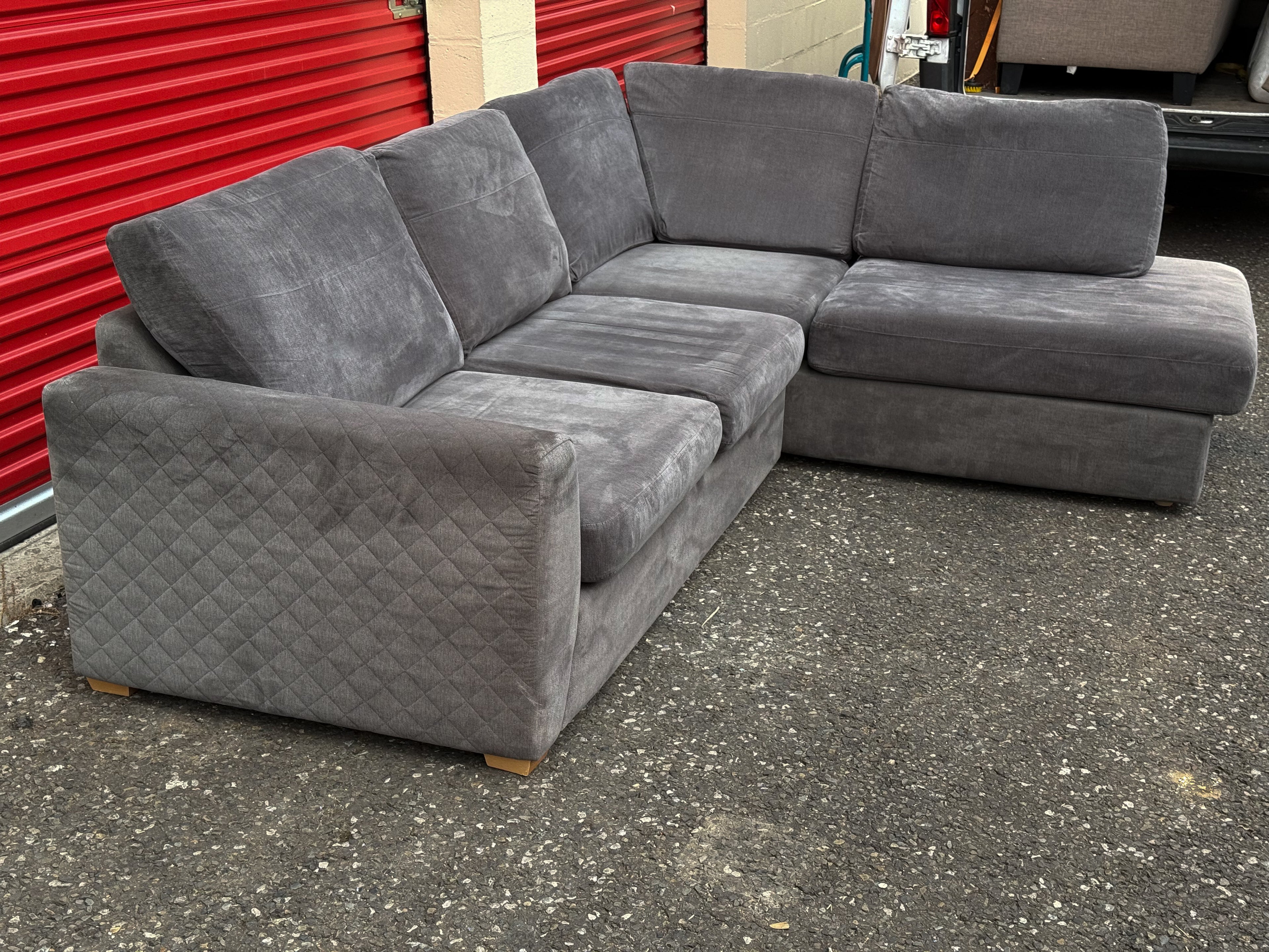 Grey DFS Orka Corner Sofa