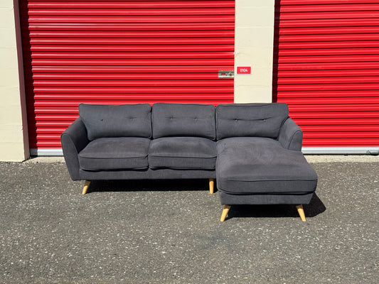 Dark Grey Corner Sofa