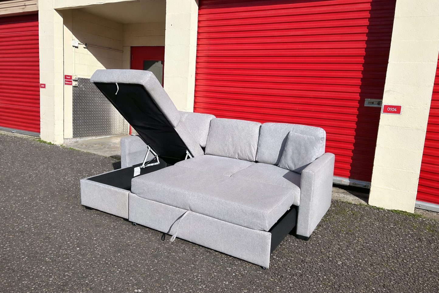 Light Grey Habitat Corner Sofa Bed