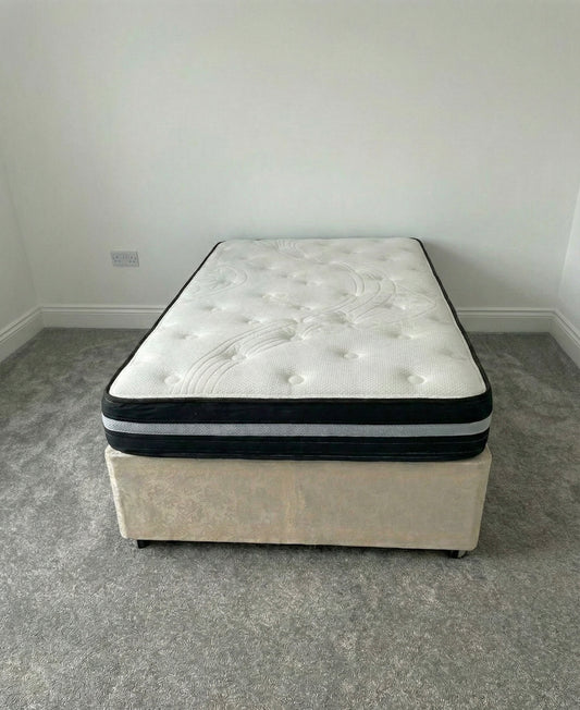 Small Double Divan Bed & Mattress