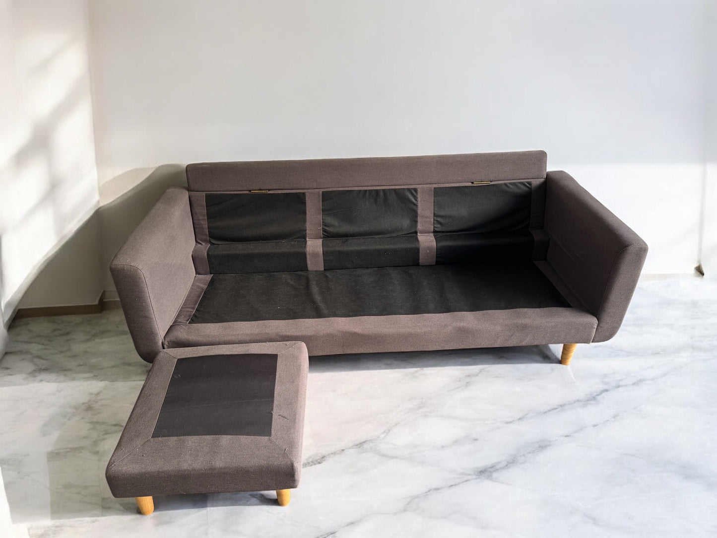 Grey L Shape Sofa