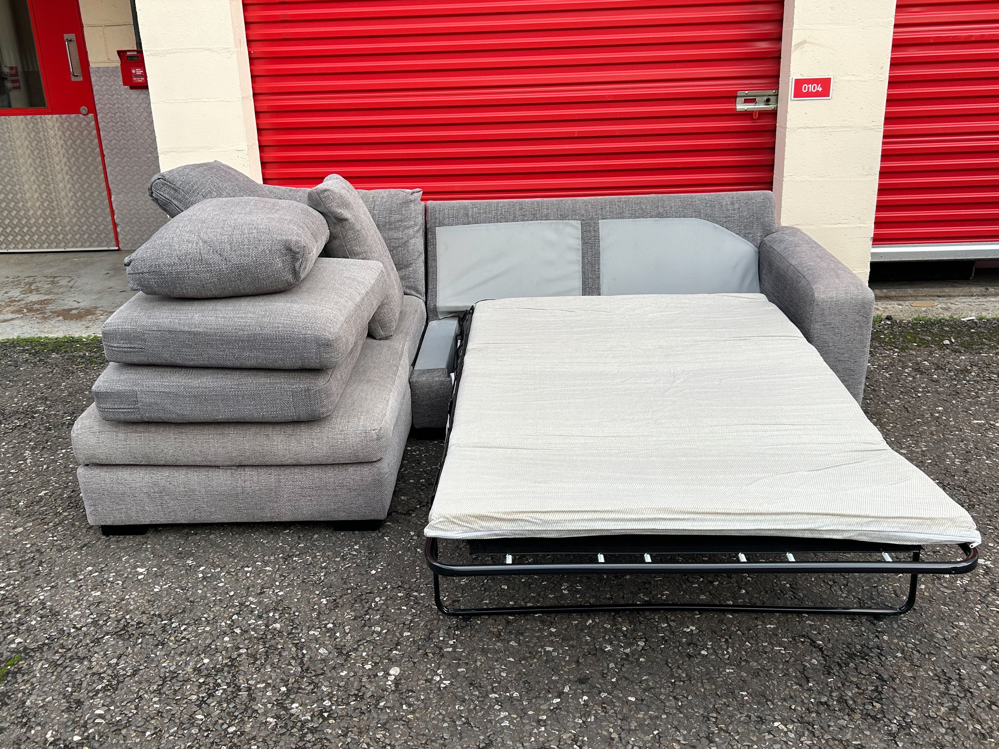 Grey Next Corner Sofa Bed