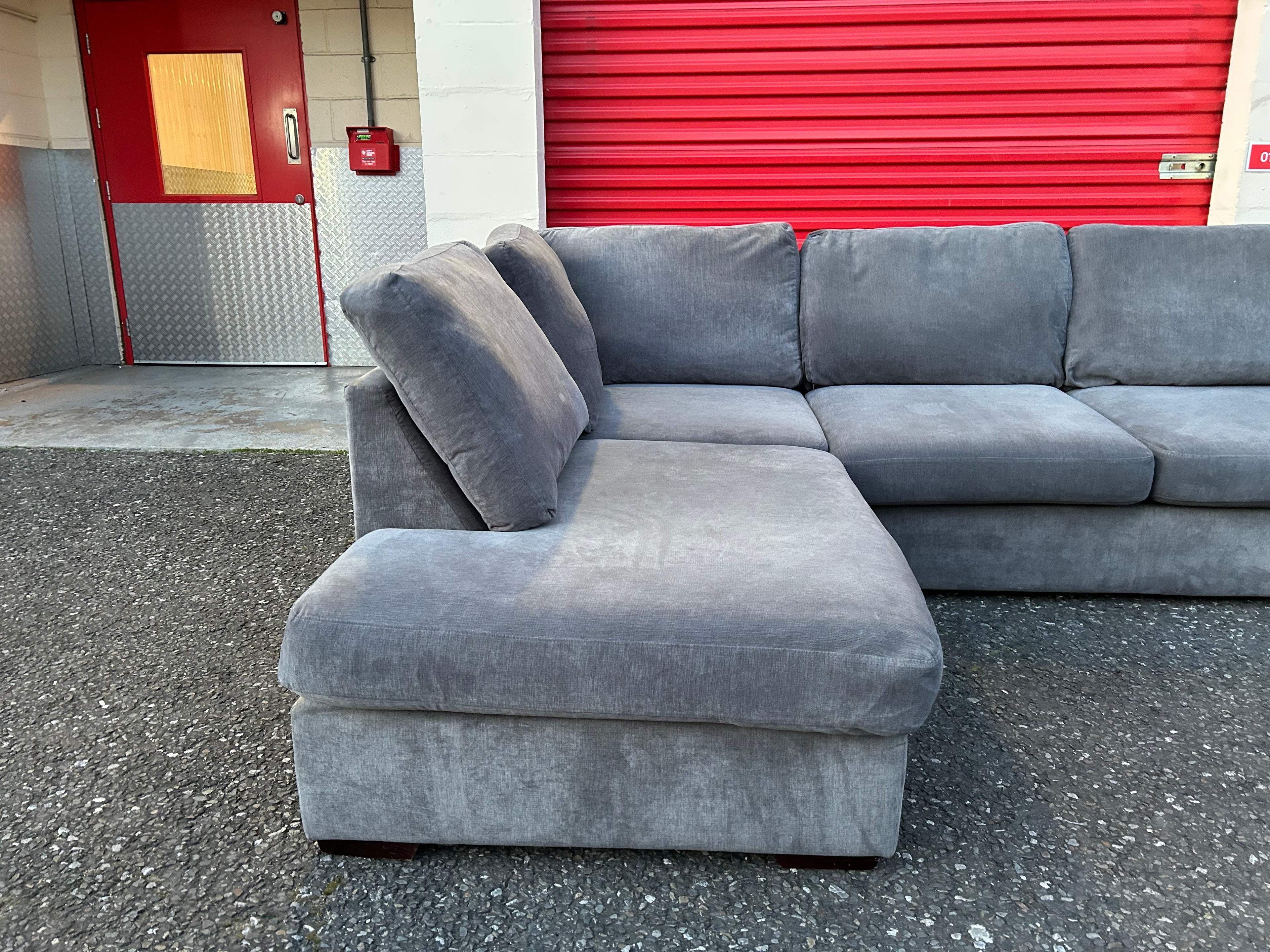 Grey DFS Orka Corner Sofa