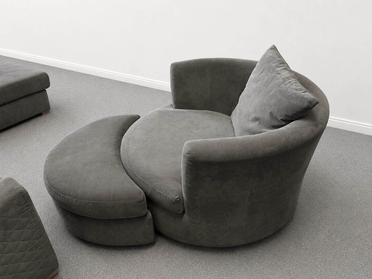 DFS Orka Corner Sofa & Cuddle Chair
