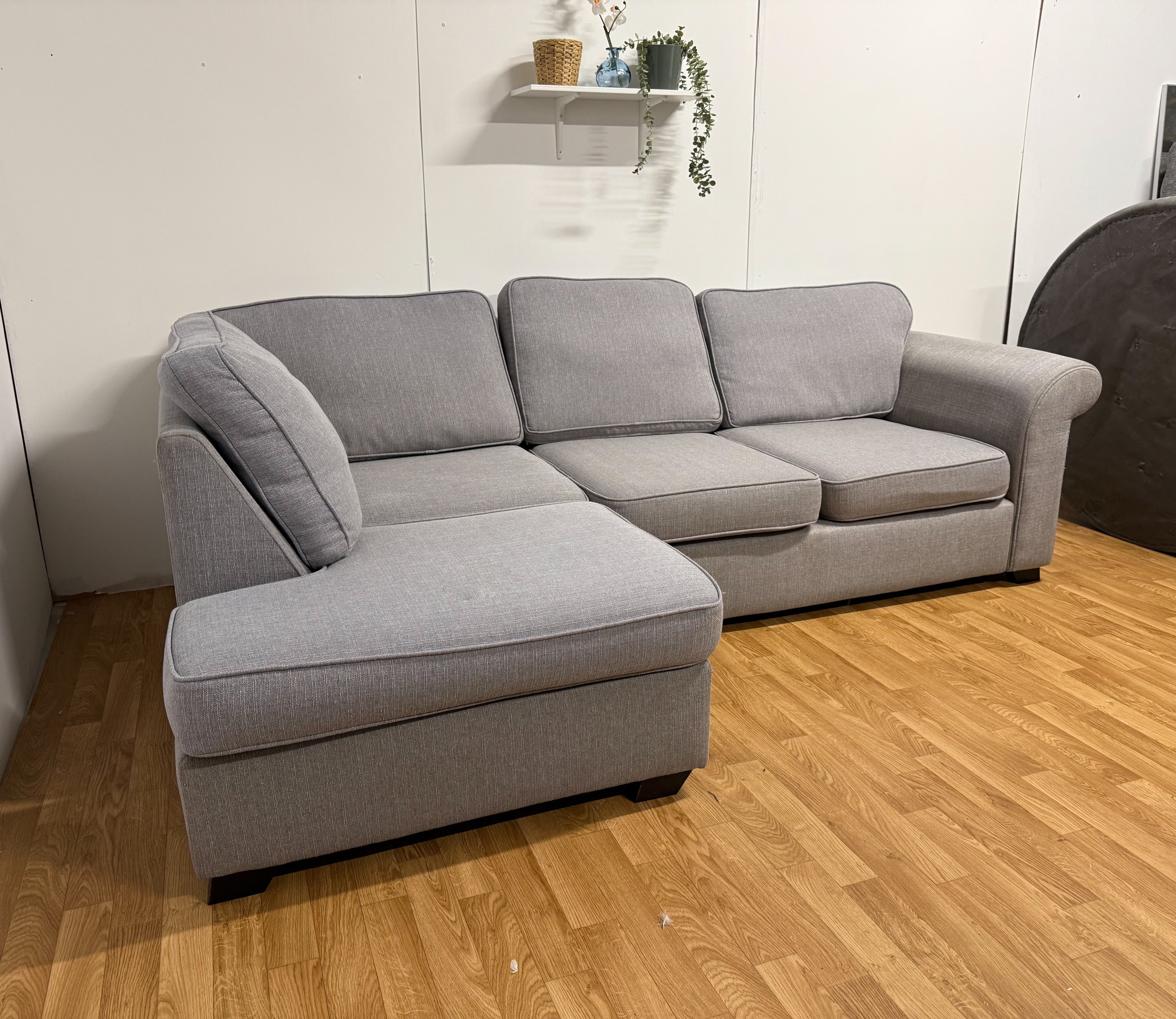 DFS Angelic Grey Corner Sofa
