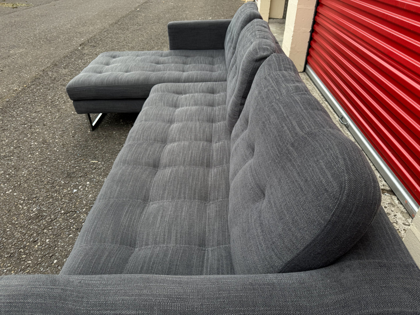 Grey Dwell Paris Corner Sofa