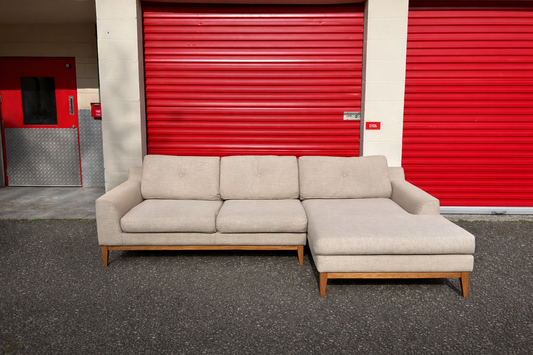 Beige “Sofas & Stuff” L Shape Sofa