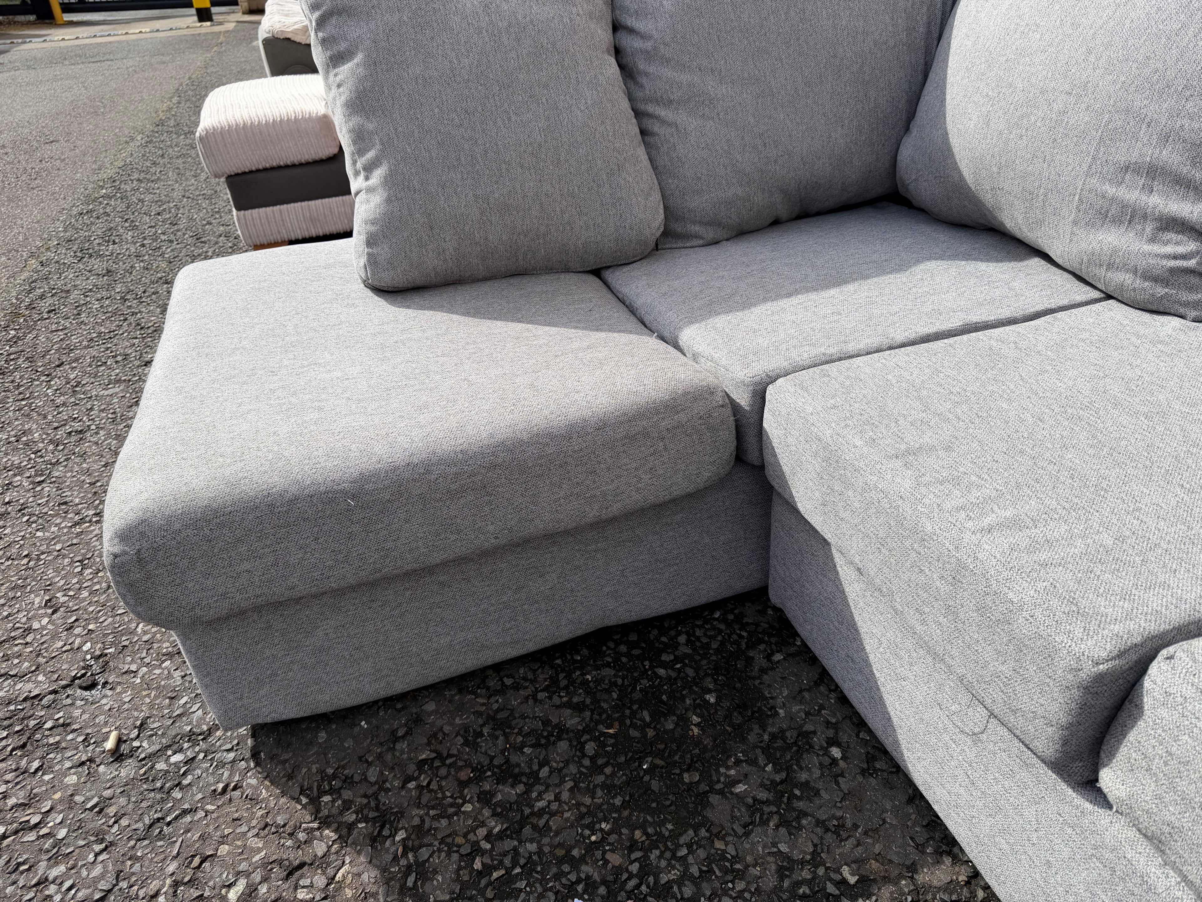 Modern Grey Corner Sofa