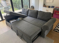 IKEA Ektorp Corner Sofa Bed