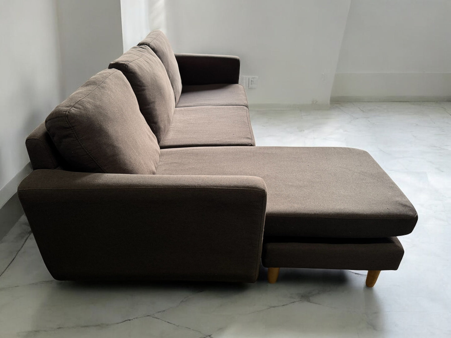 Grey L Shape Sofa