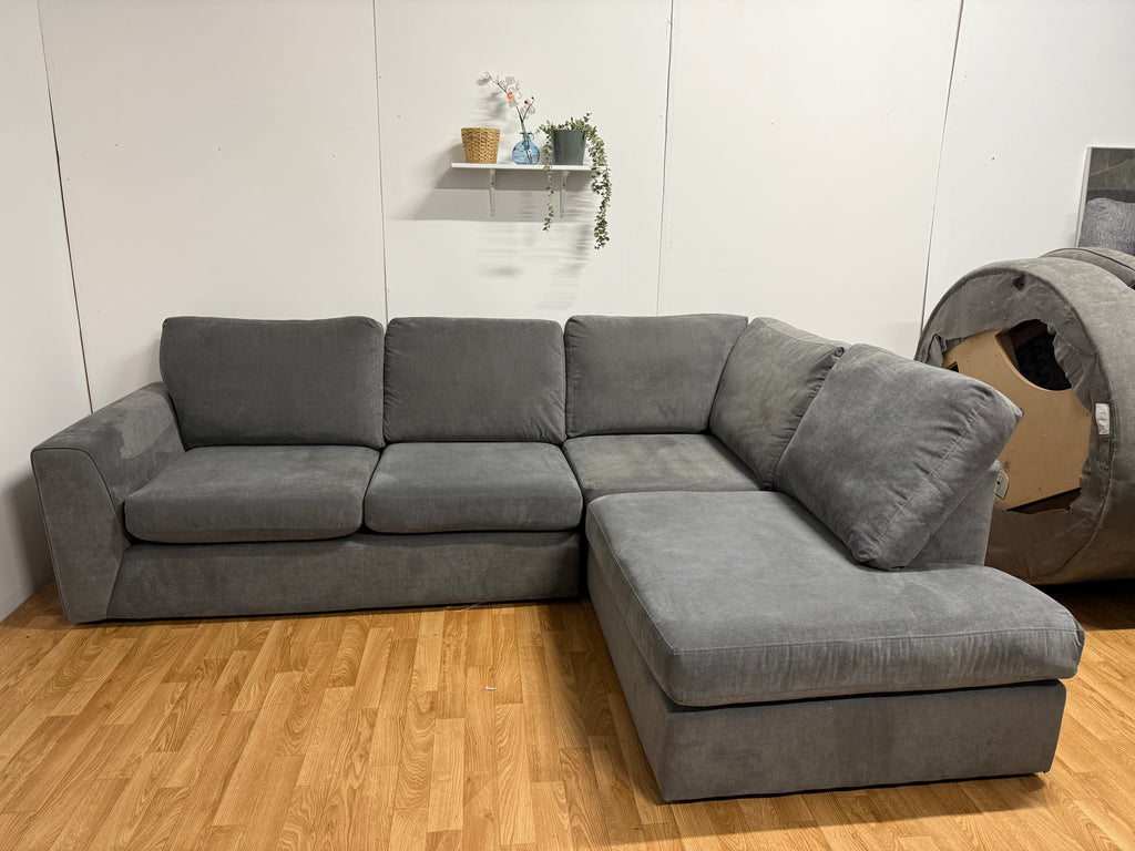 DFS Orka Grey Corner Sofa