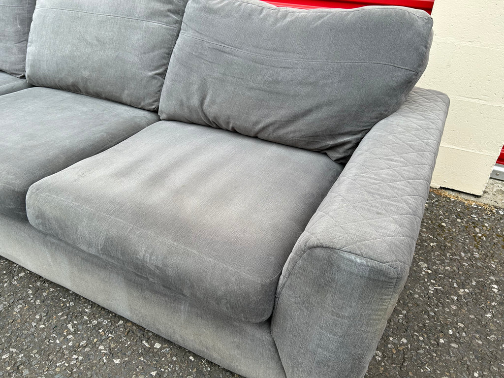 Grey DFS Orka Corner Sofa Bed