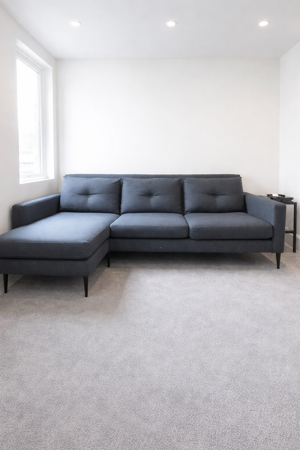 Heal’s Dark Grey L Shape Sofa