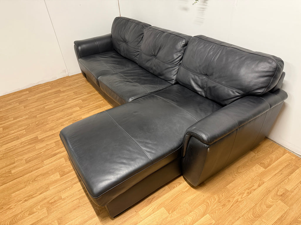 Leather Corner Sofa Bed