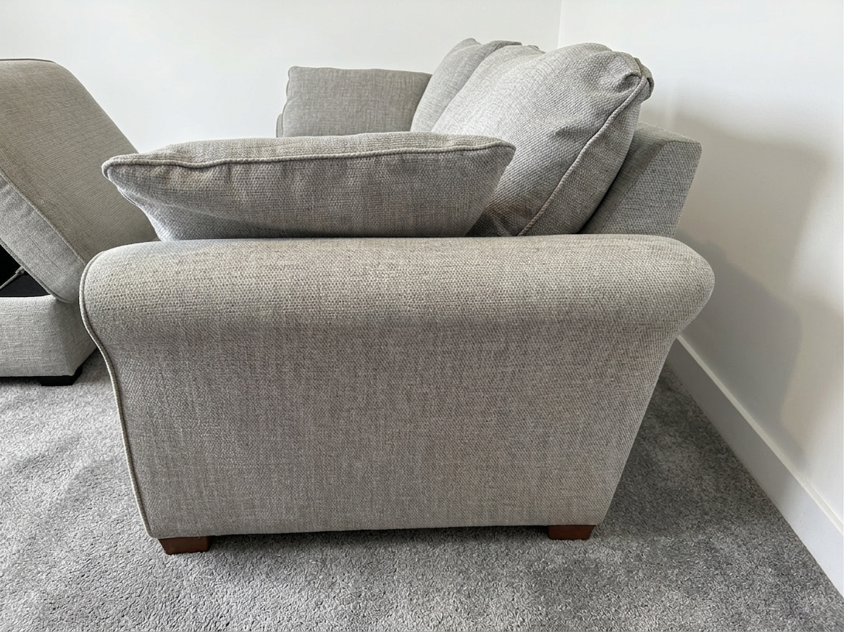 Next 3 Seater Sofa & Footstool