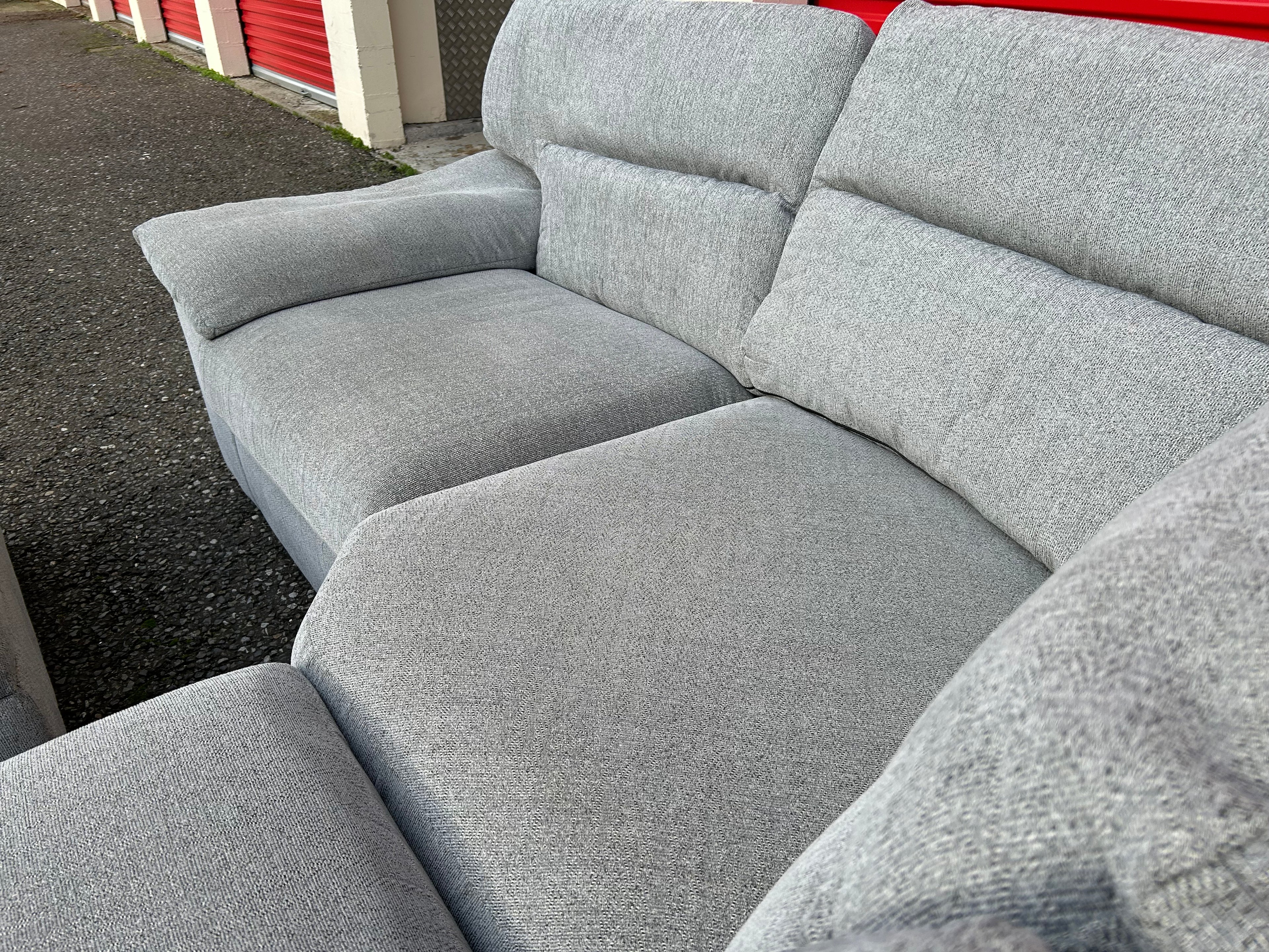 Oak Furniture Land Modular Corner Sofa & Footstool