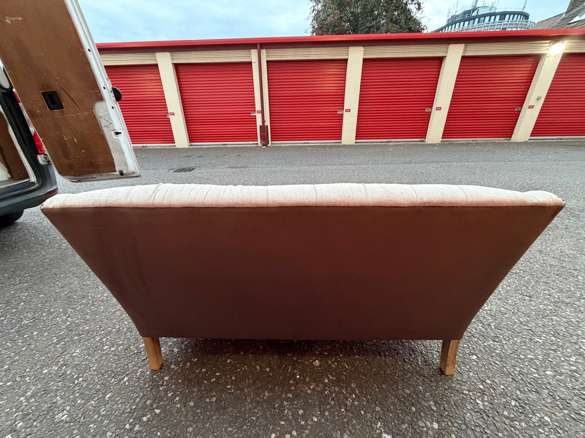 Handmade Linen 2 Seater Sofa
