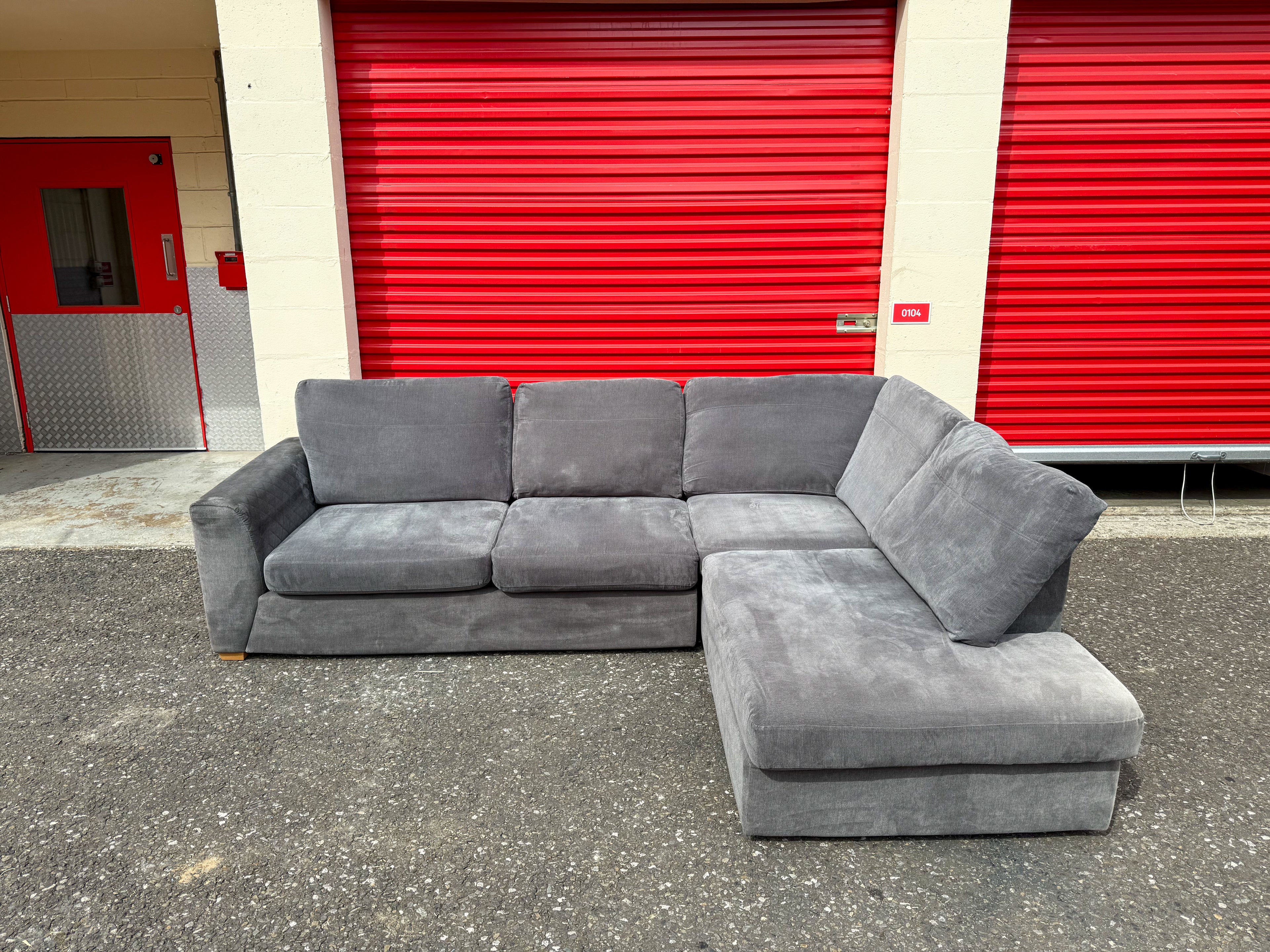 Grey DFS Orka Corner Sofa