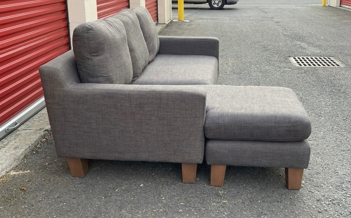 Grey Dwell L Shape Reversible Sofa
