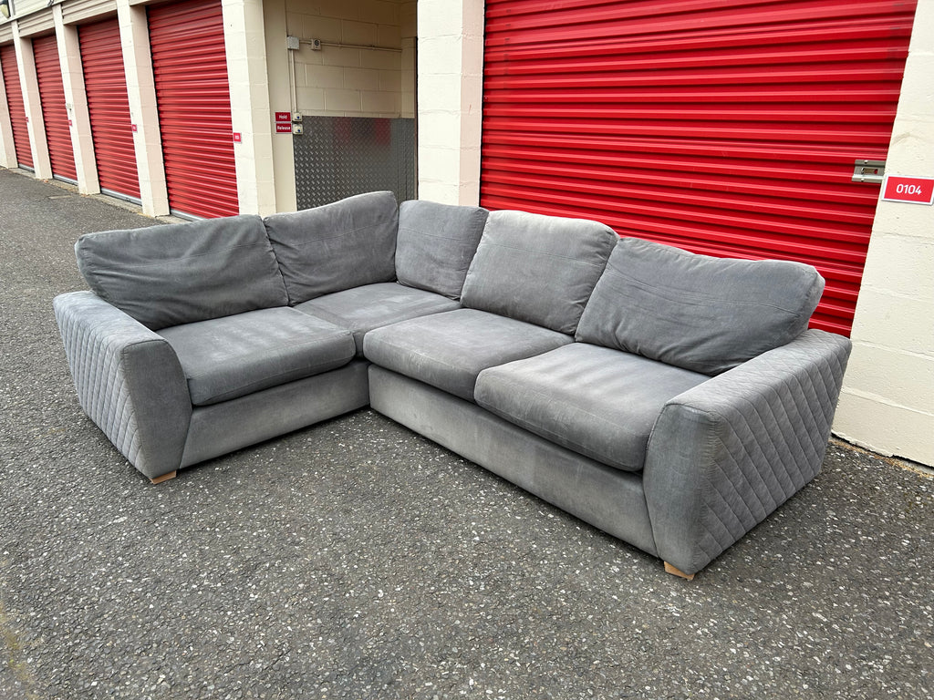 Grey DFS Orka Corner Sofa Bed
