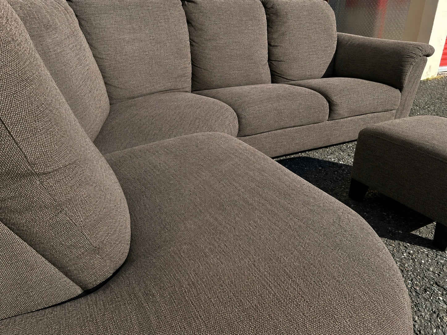 IKEA Tidafors Corner Sofa & Stool
