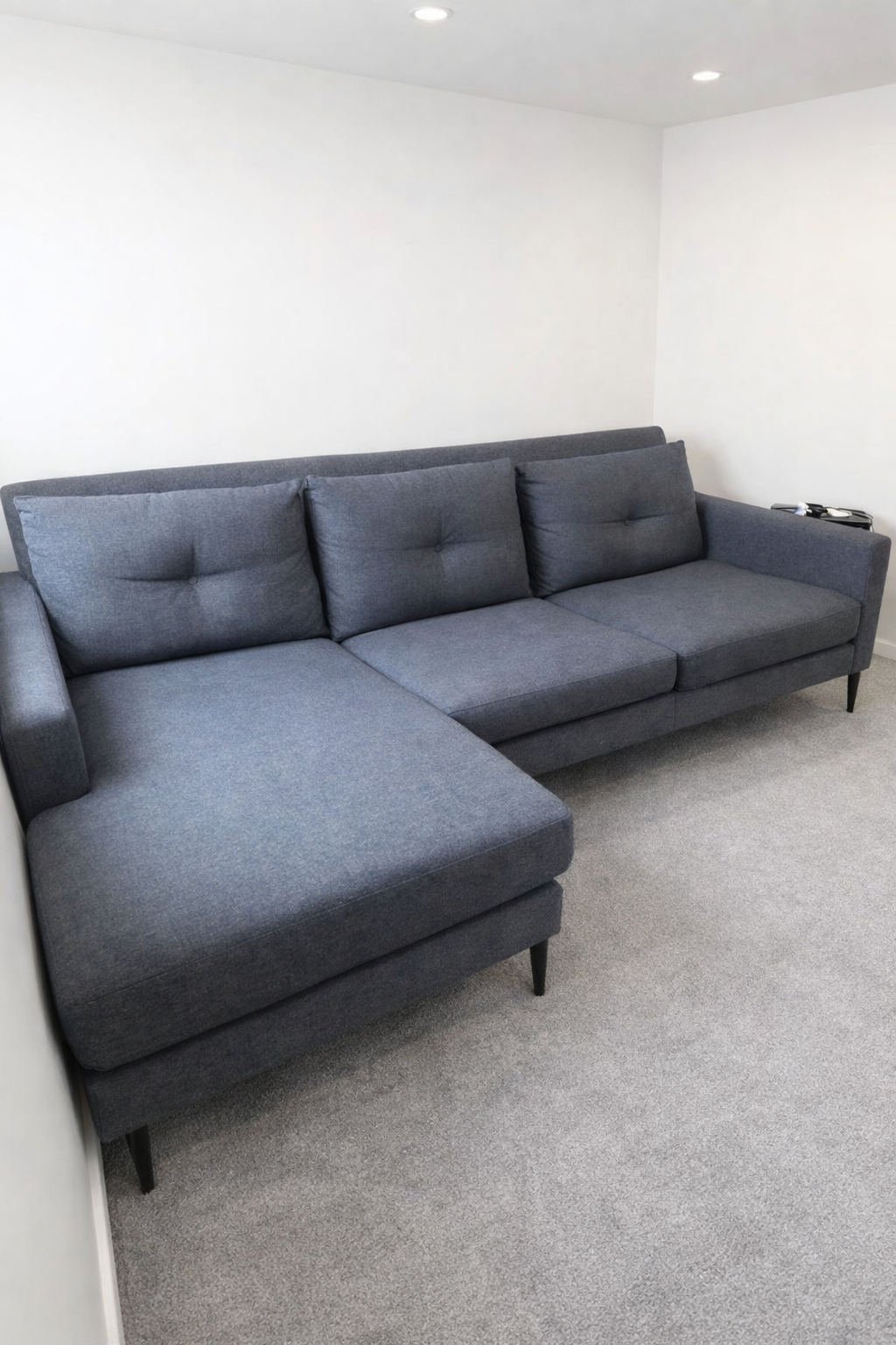 Heal’s Dark Grey L Shape Sofa