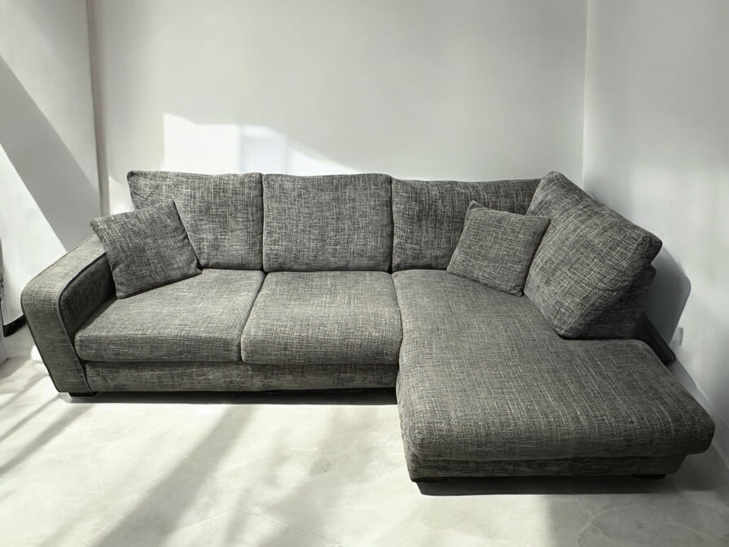 Grey Dunelm Corner Sofa