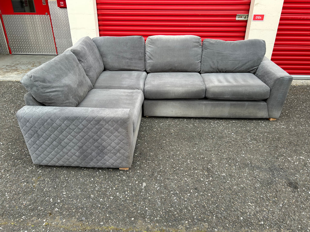Grey DFS Orka Corner Sofa Bed