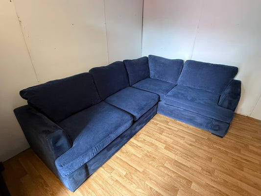 Blue DFS Corner Sofa