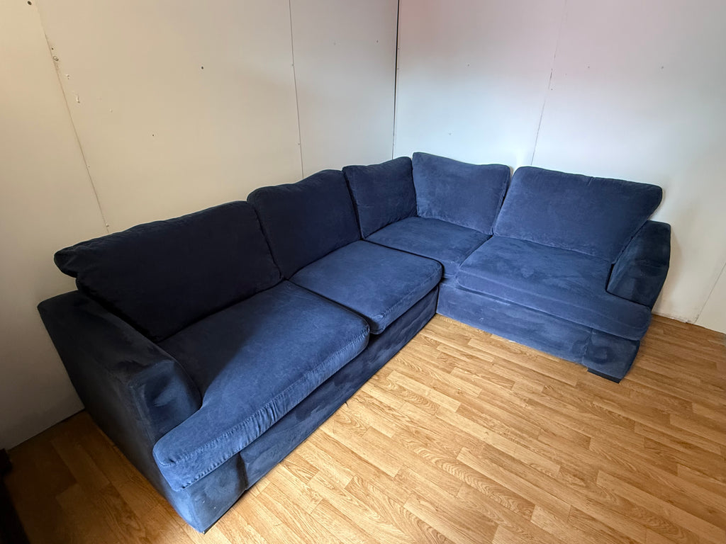 Blue DFS Corner Sofa