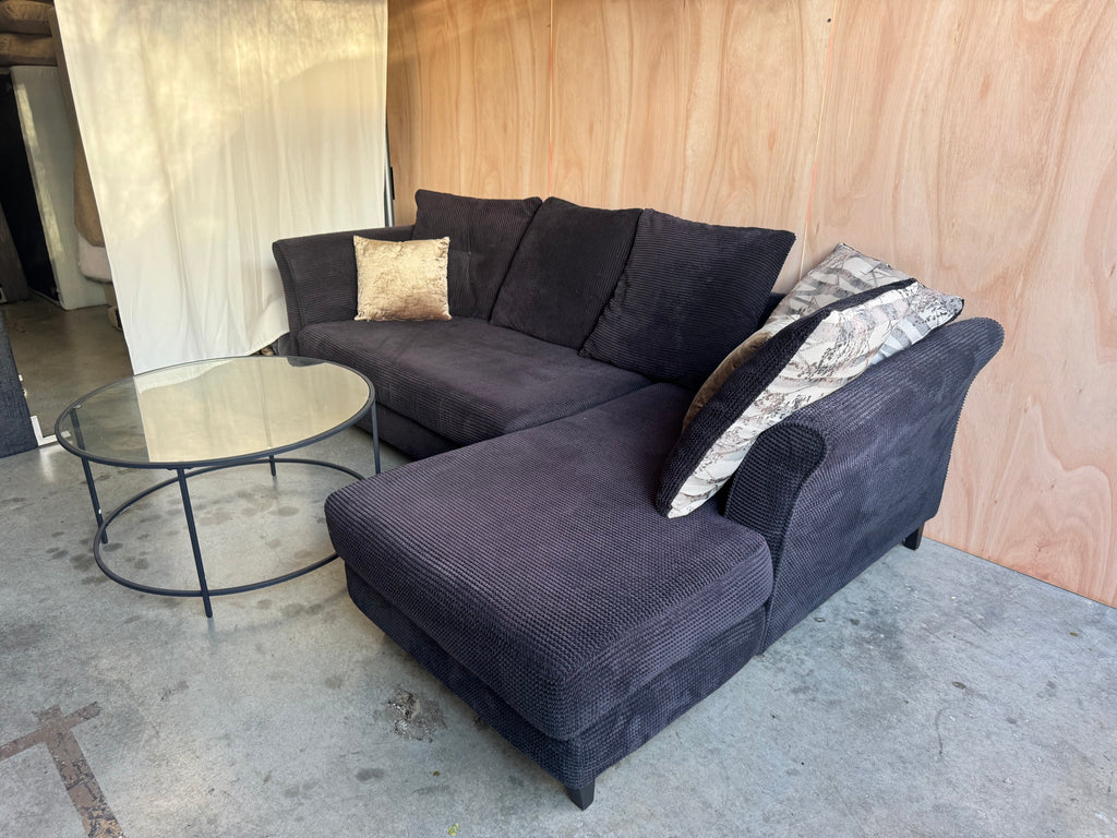 Navy DFS Corner Sofa