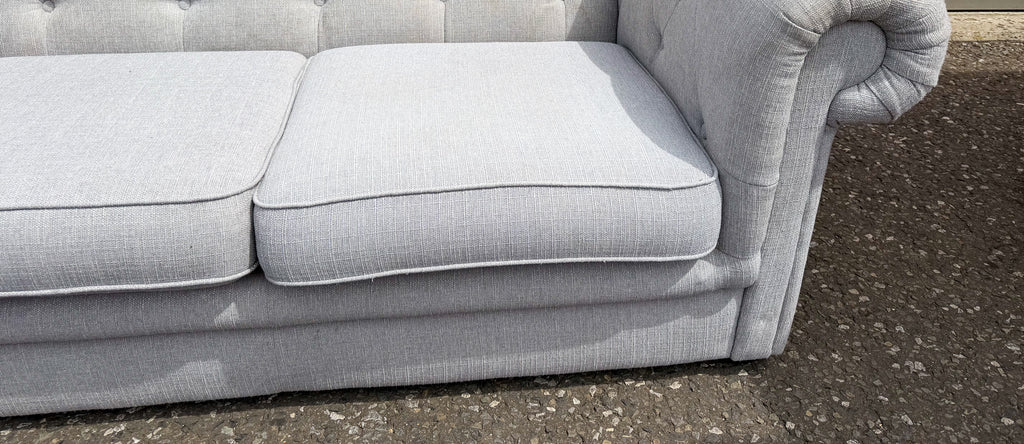 John Lewis Chesterfield 2 Seater Sofa & Storage Footstool