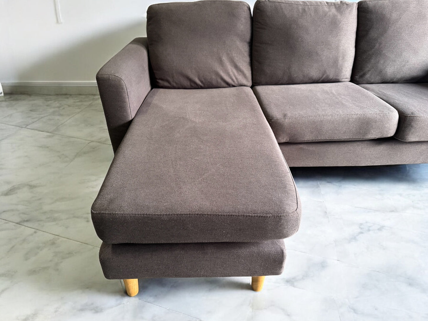 Grey L Shape Sofa