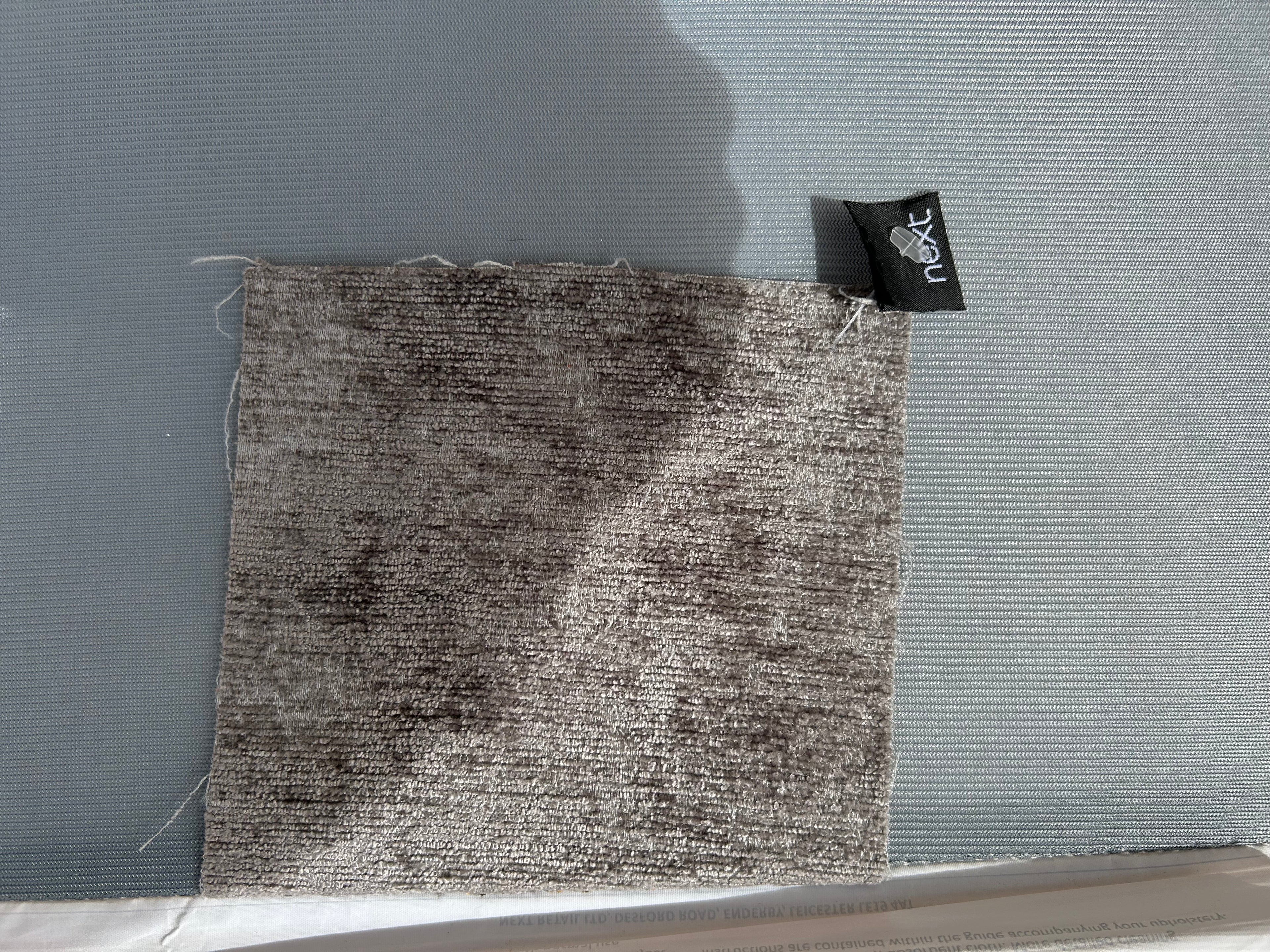Next Crushed Velvet Corner Sofa