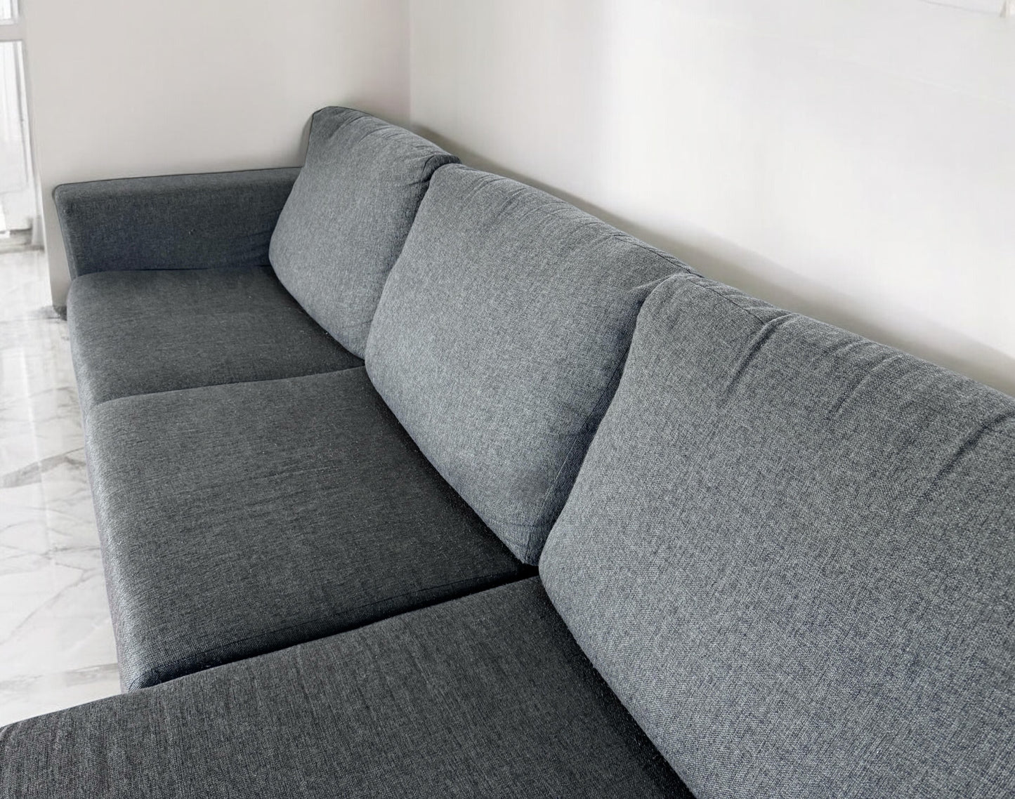 Grey John Lewis L Shape Sofa