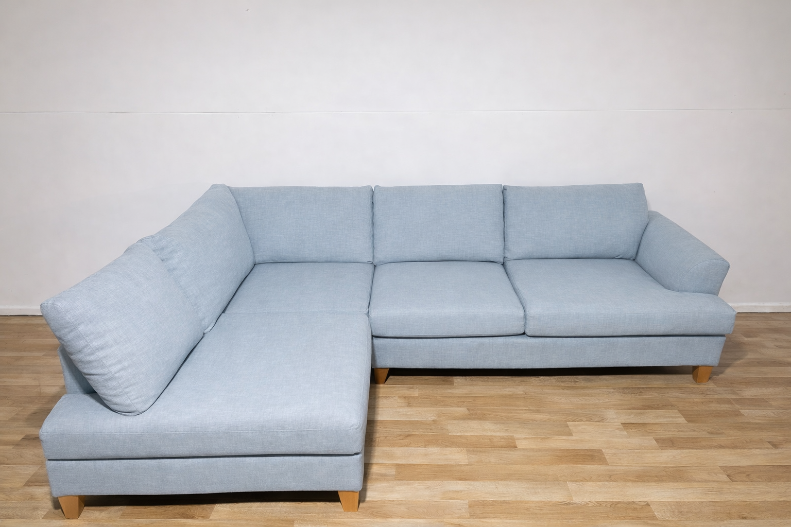 DFS Capsule Collection Pale Blue Corner Sofa