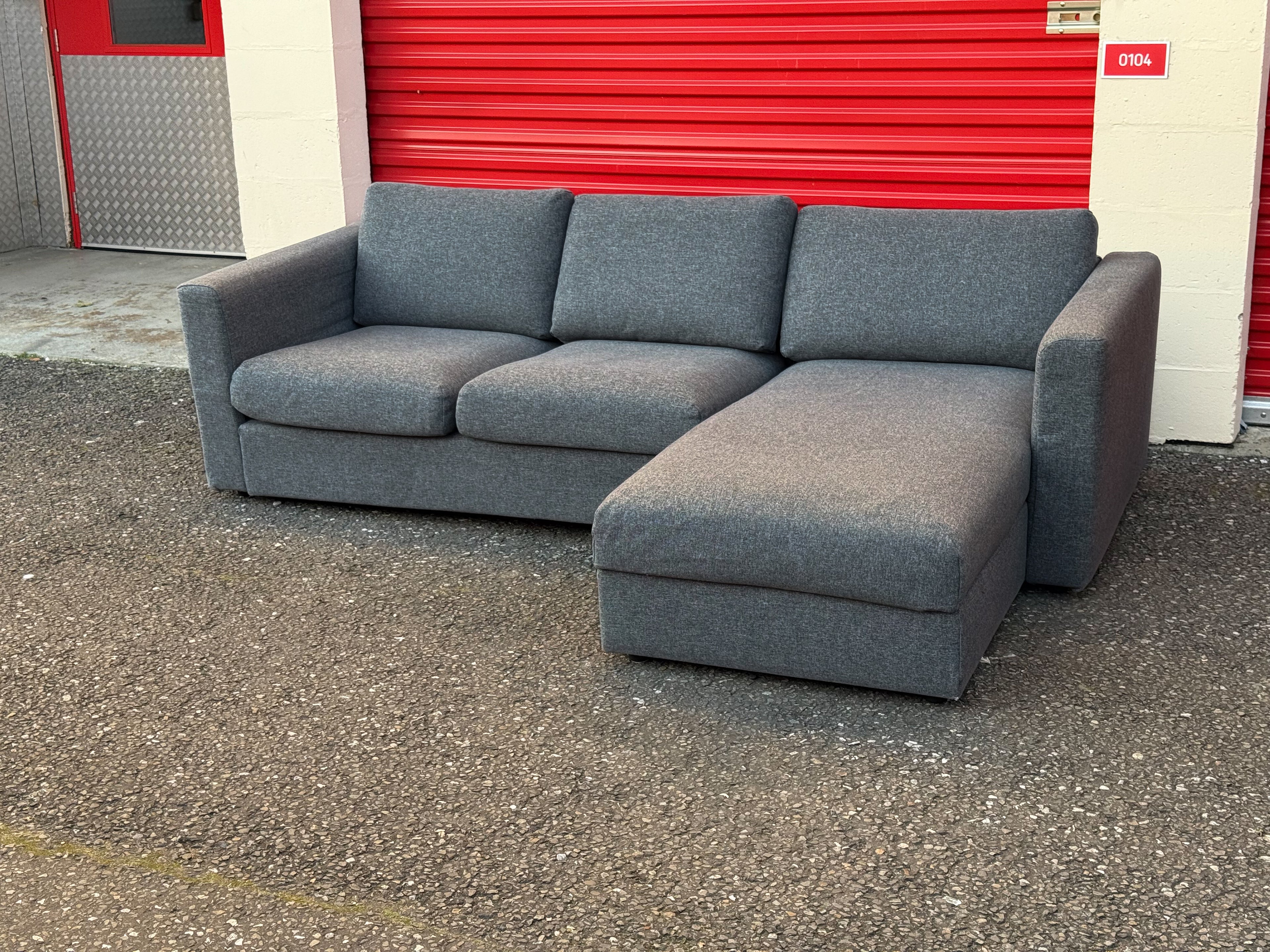 Grey IKEA Vimle Chaise Sofa