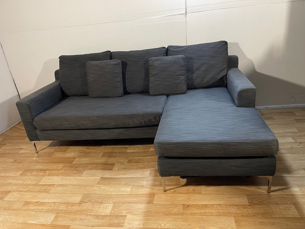 Grey Dwell L Shape Sofa