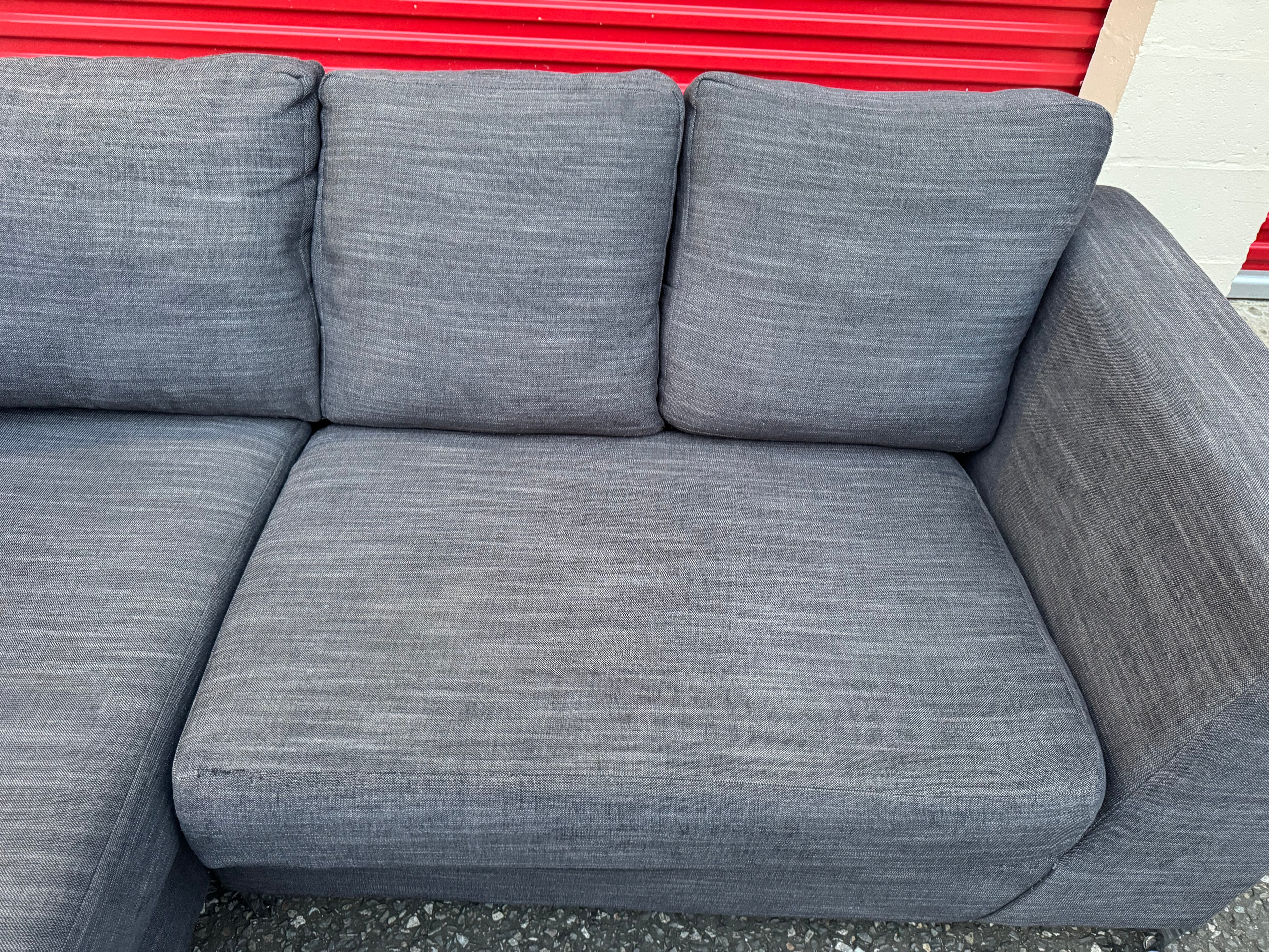 Dark Grey Corner Sofa
