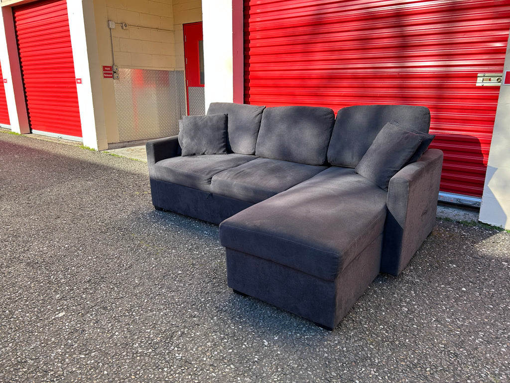 Dark Grey Habitat Corner Sofa Bed