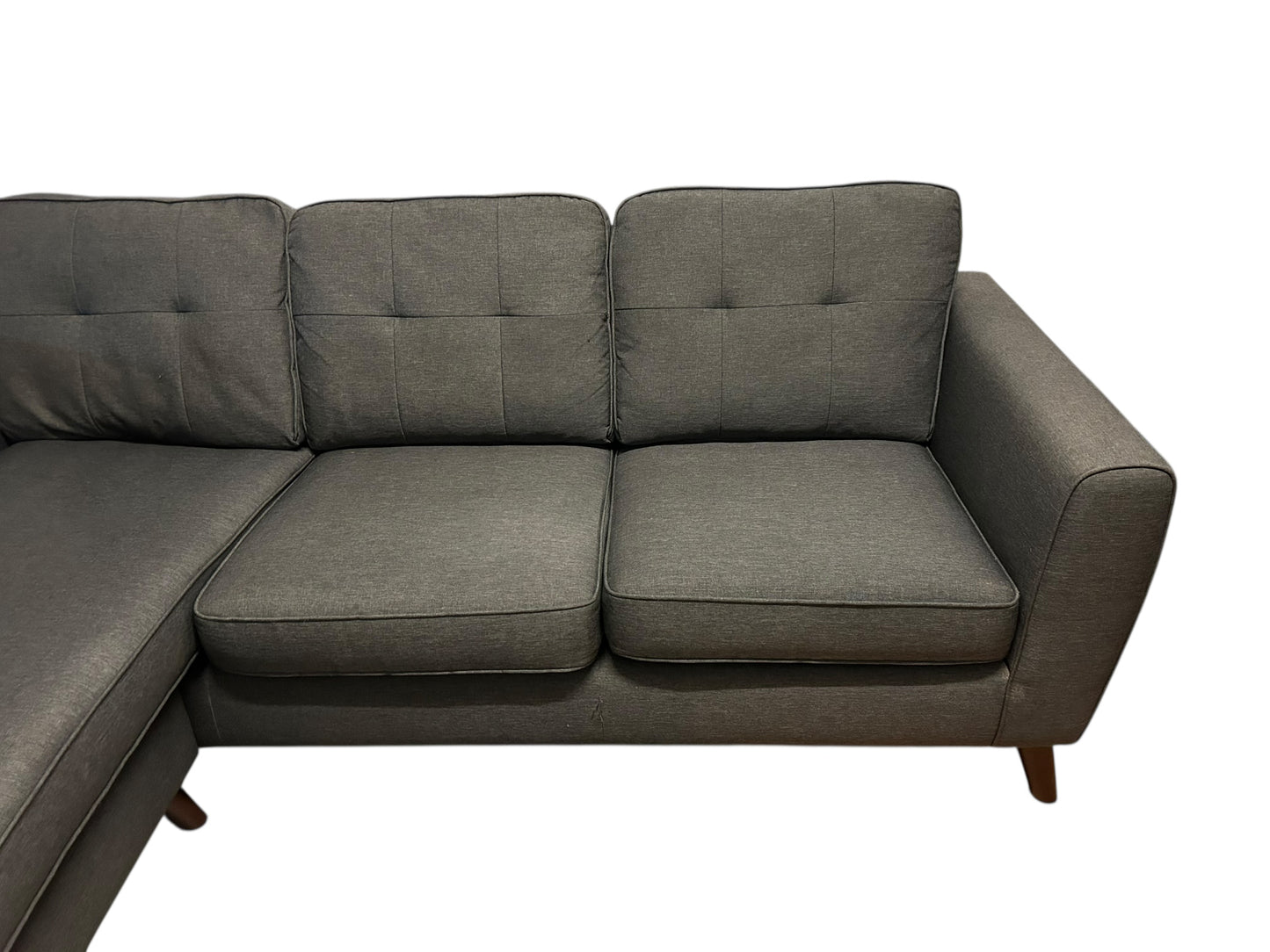 Grey Modern Corner Sofa