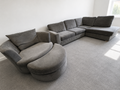 DFS Orka Corner Sofa & Cuddle Chair