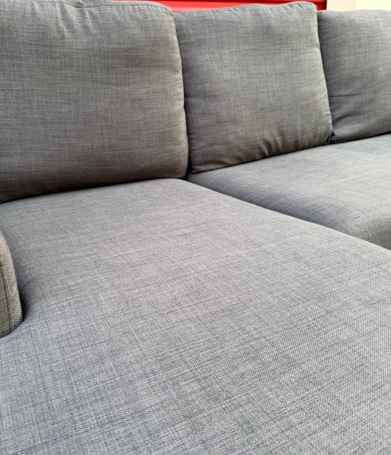 Grey Dwell L Shape Reversible Sofa