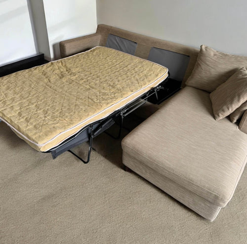 Beige Dwell Corner Sofa Bed