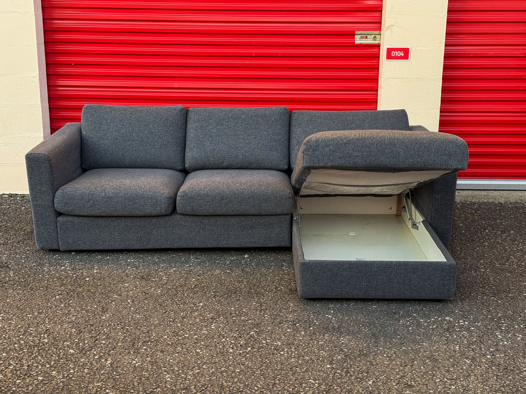Grey IKEA Vimle Chaise Sofa
