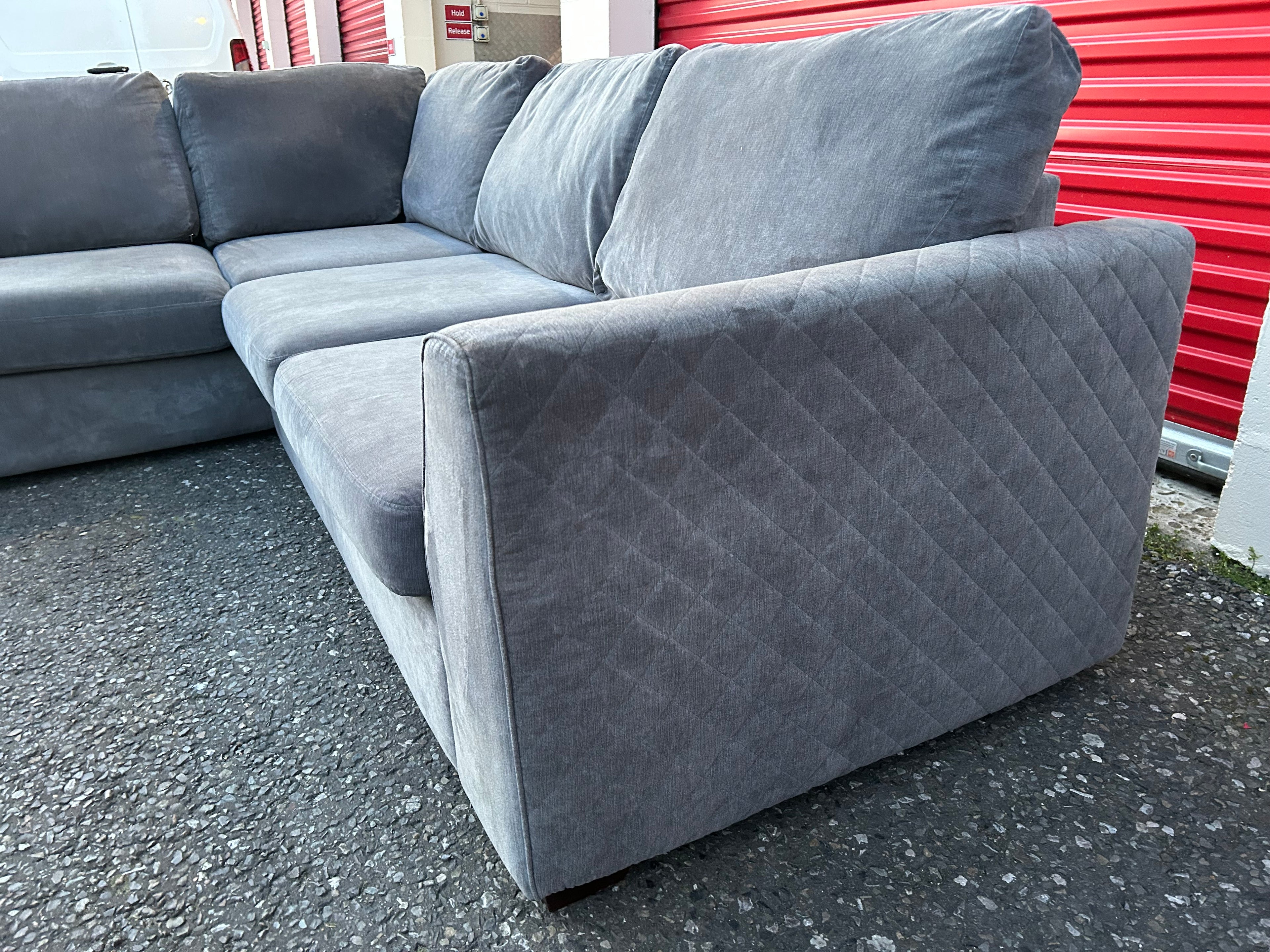 Grey DFS Orka Corner Sofa